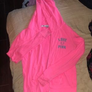 Pink, VS PINK, zip up hoodie